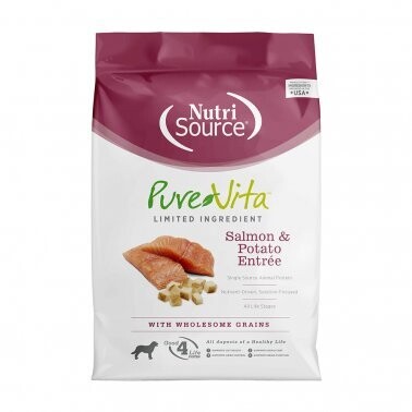 NutriSource® PureVita™ Salmon & Potato Formula Dog Food, 25 Lbs