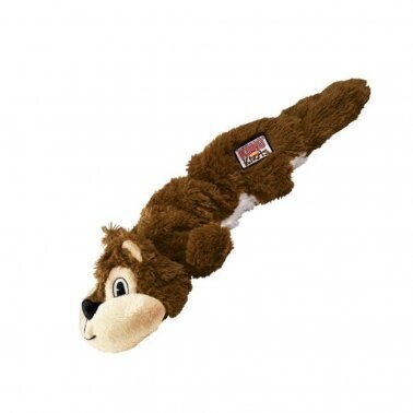 Kong® Scrunch Knots Squirrel Dog Toy, Medium/Large, Brown
