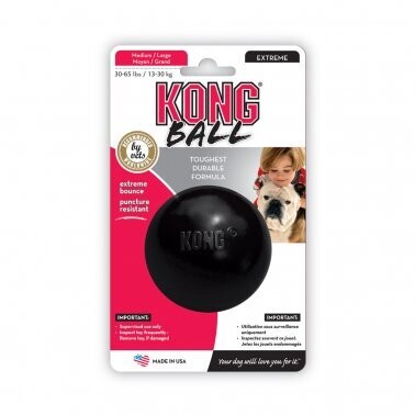 Kong® Extreme Ball Dog Toy, Medium/Large, Black