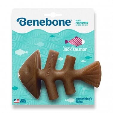 Benebone® Fish Bone Real Jack Salmon Flavor Small Dog Chew