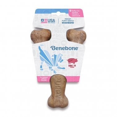 Benebone® Bacon Flavor Wishbone Medium Puppy Chew