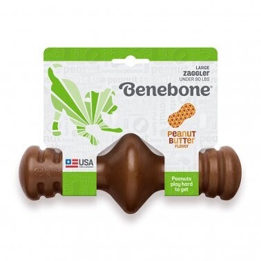 Benebone® Zaggler Peanut Butter Flavor Large Dog Chew