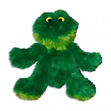 Kong® Plush Dr. Noyz Frog Dog Toy X-Small Green