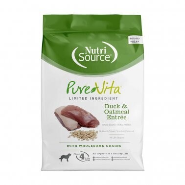 NutriSource® PureVita™ Duck & Oatmeal Formula Dog Food, 5 Lbs