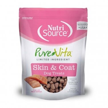NutriSource® PureVita™ Skin & Coat Dog Treats 6 Oz