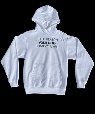 Be The Person Hoodie - White