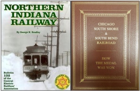 Indiana Combo Books at Discounted Rate - Northern Indiana Railway  (B-132) AND Chicago South Shore &amp; South Bend Railroad (B-124)