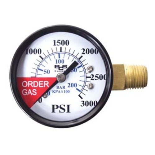 Gauge 2&quot;  Right THREAD 3000 PSI