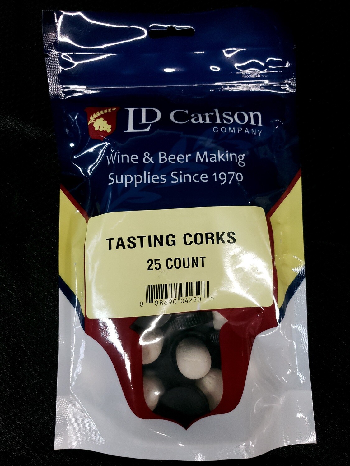 T Cork, Synthetic Stopper 19.5mm - 25 Count