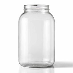 Wide Mouth Glass 1 Gal Jar with Lid