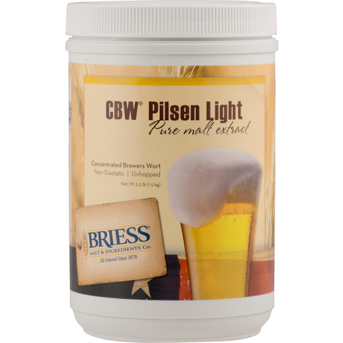 Briess Pilsen Light Liquid Malt Extract (LME)- 3.3 lb Jar