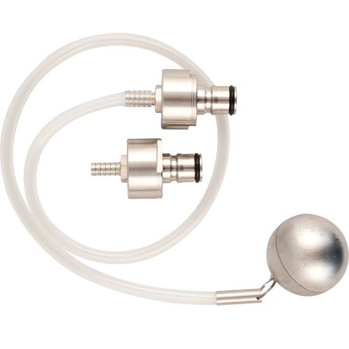 Dip tube with Stainless Float Ball for Fermzilla Conical or Beer Keg