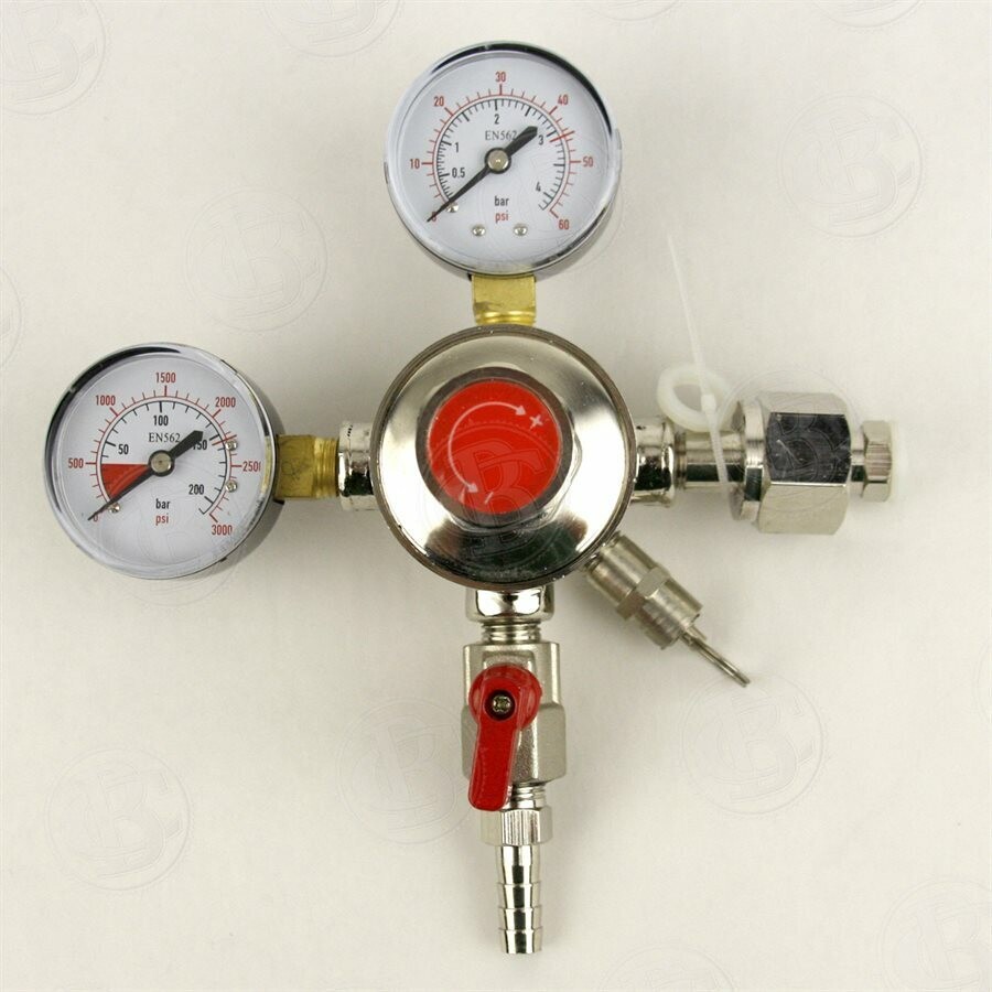 Komos Economy Regulator CO2, Double Gauge