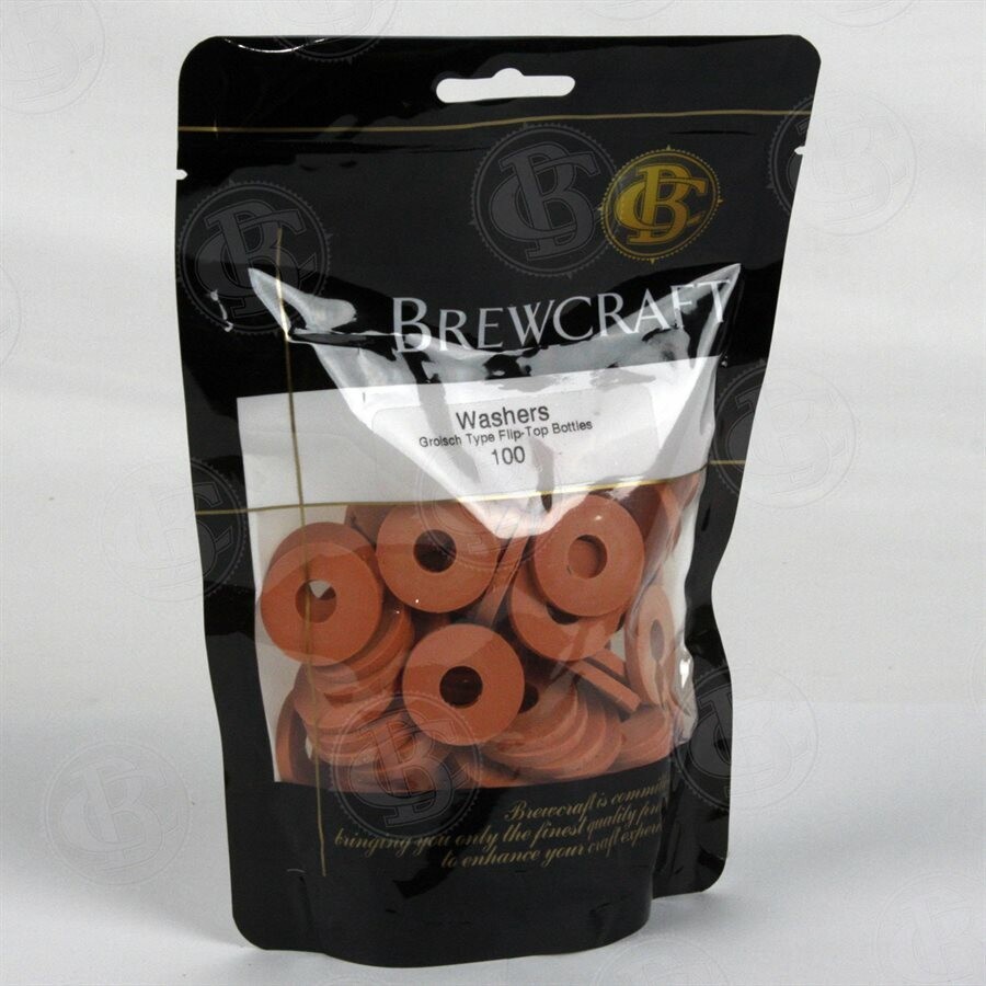 Grolsch type flip top bottle washers - 25 count