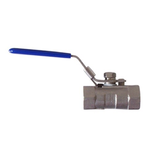 Ball Valve, 1/4 MPT x 3/8″ B (w/ Check Valve) - chromed brass