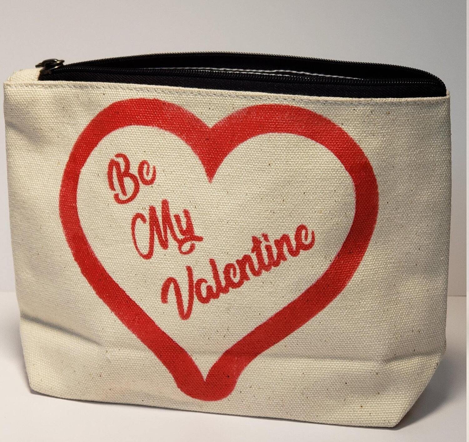 Heart Valentine makeup bag