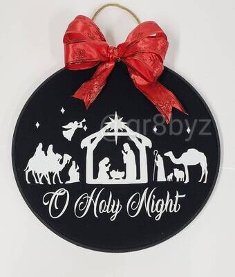Embroidery hoop O Holy Night
