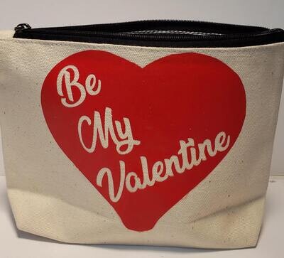 Heart Valentine makeup bag