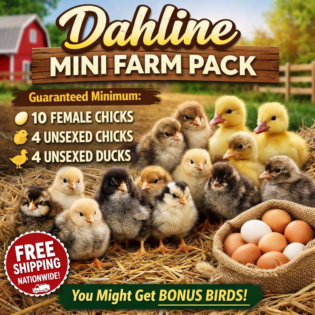 Dahline Farm Pack "Mini", Hatch Date: May 25, 2026, Sex: Unsexed