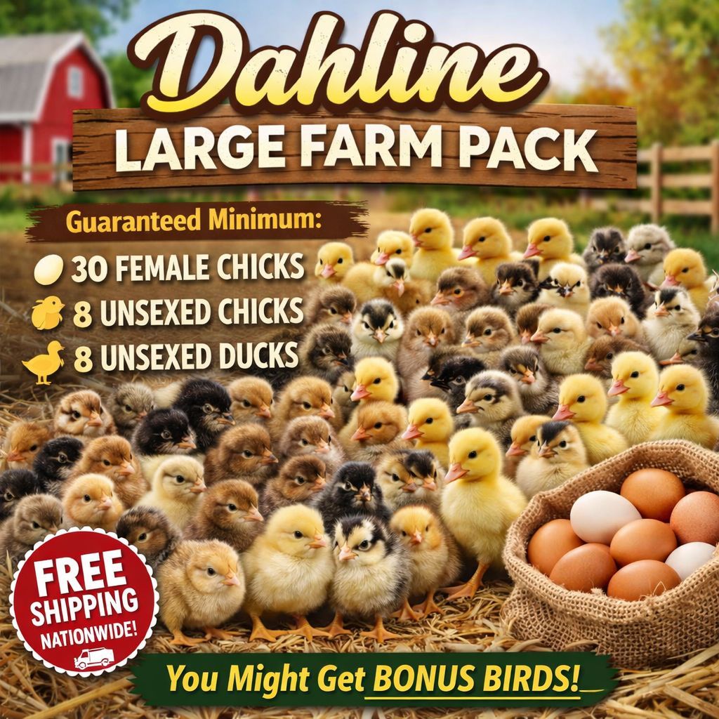 Dahline Farm Pack "Large", Hatch Date: May 25, 2026, Sex: Unsexed