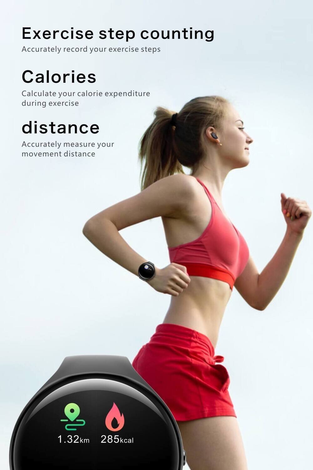 Wireless Earbuds Waterproof Earphone 2 In 1 Smart Watch Tws Earphone With Fitness Functions