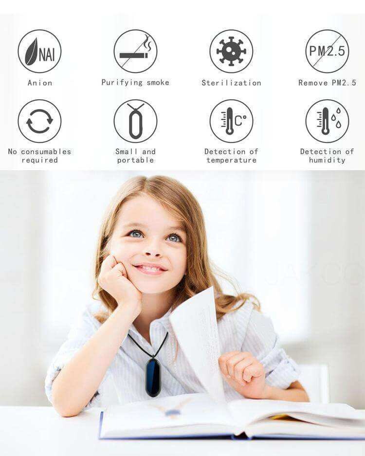 JAKCOM F9 Smart Necklace Anion Purifier of Wearable Purifiers
