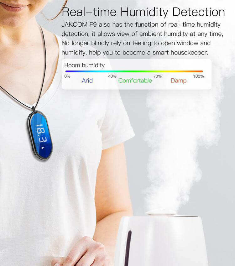 JAKCOM F9 Smart Necklace Anion Purifier of Wearable Purifiers