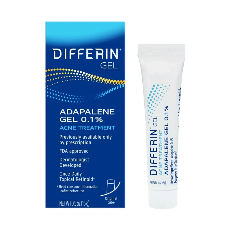 Differin - Adapalene Gel 0.1% Acne Treatment 15g