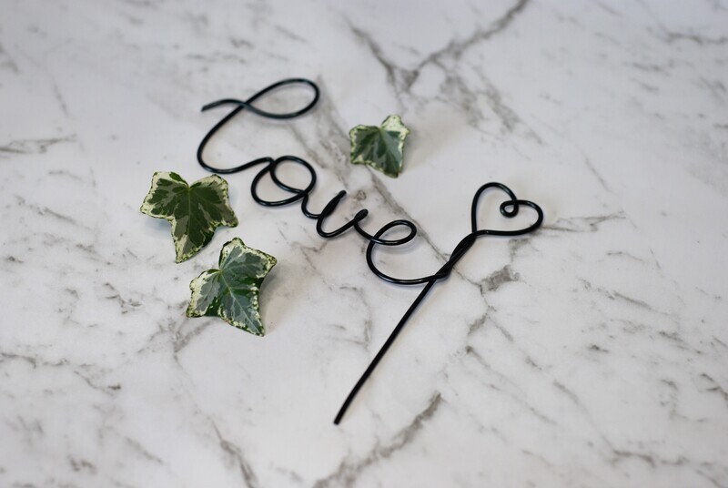 I Love You Plant Stake