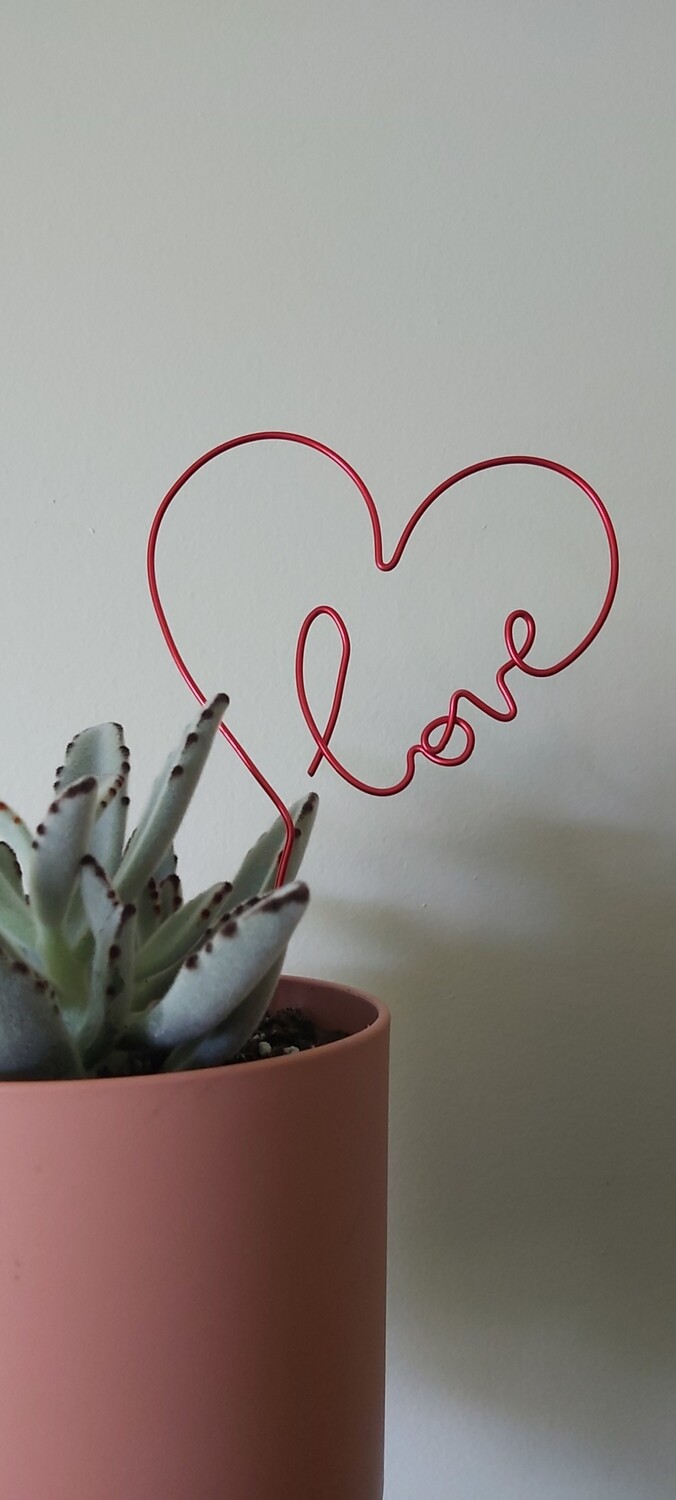 Lots of Love Plant Stake