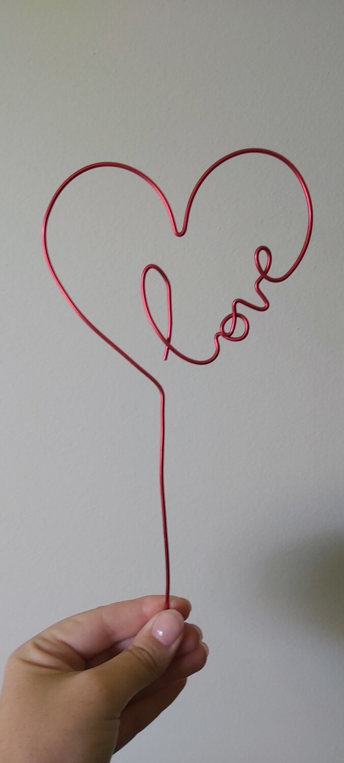 Lots of Love Plant Stake
