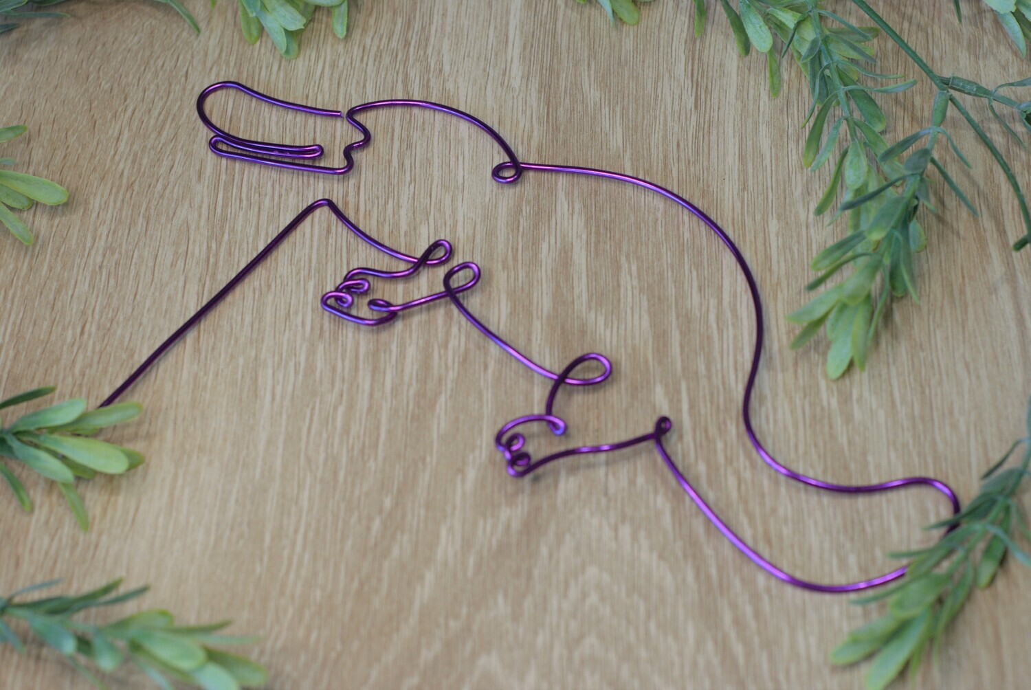 &quot;Platy-planty Love&quot; Wire Stake