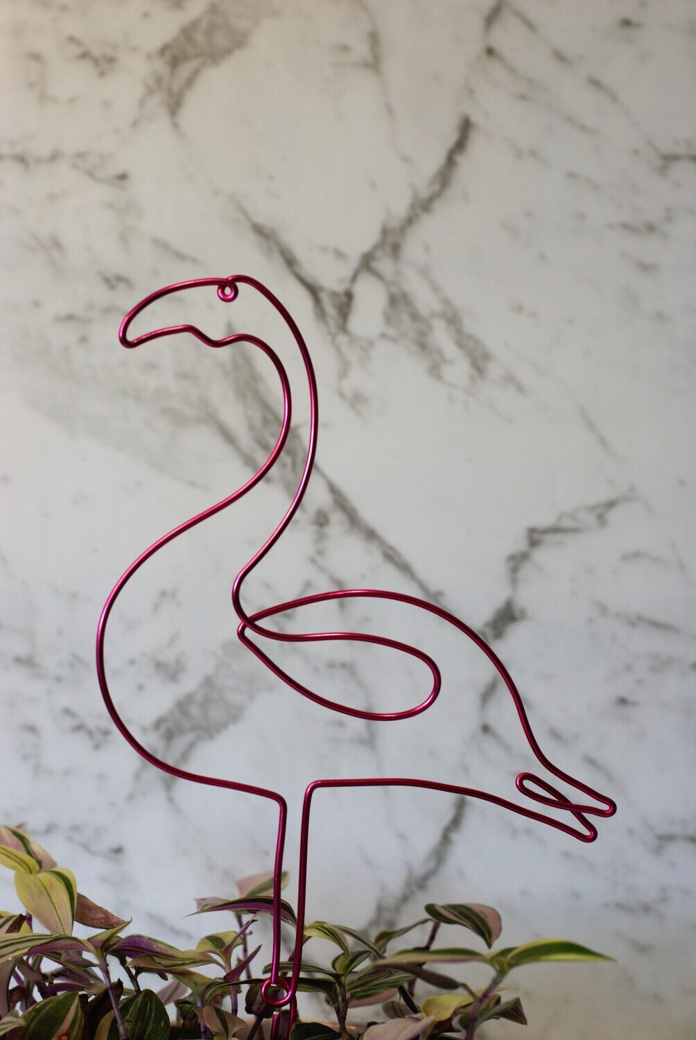 “Flamin&#39; Flamingo” Plant Stake