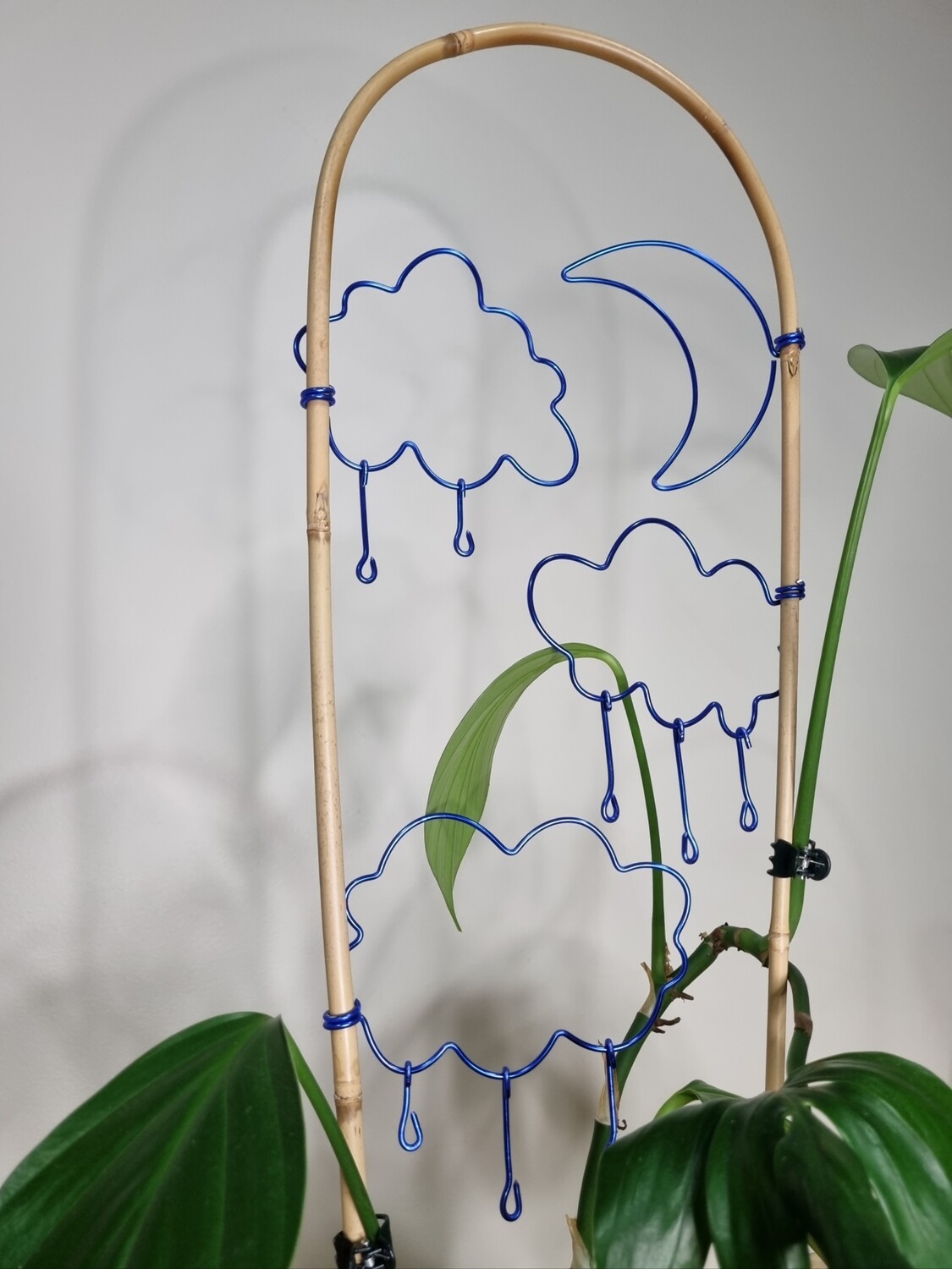 Singing in the rain Bamboo U-cane Trellis