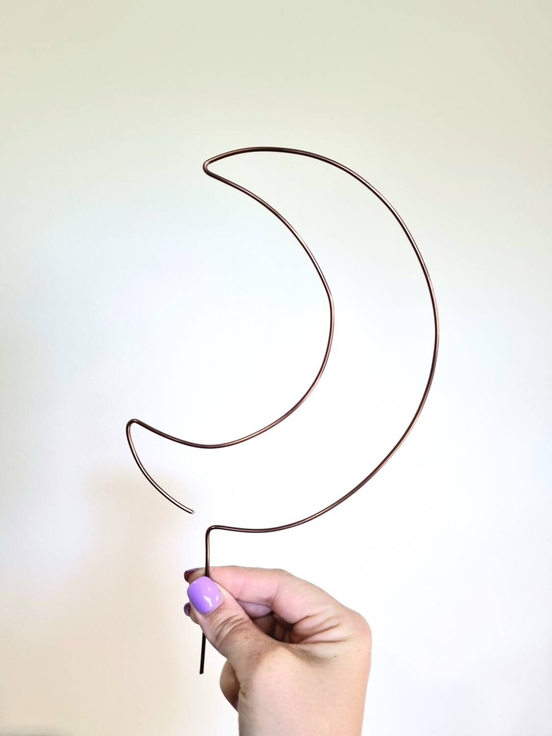 Mystic Moonbeam – Crescent Moon Plant Stake