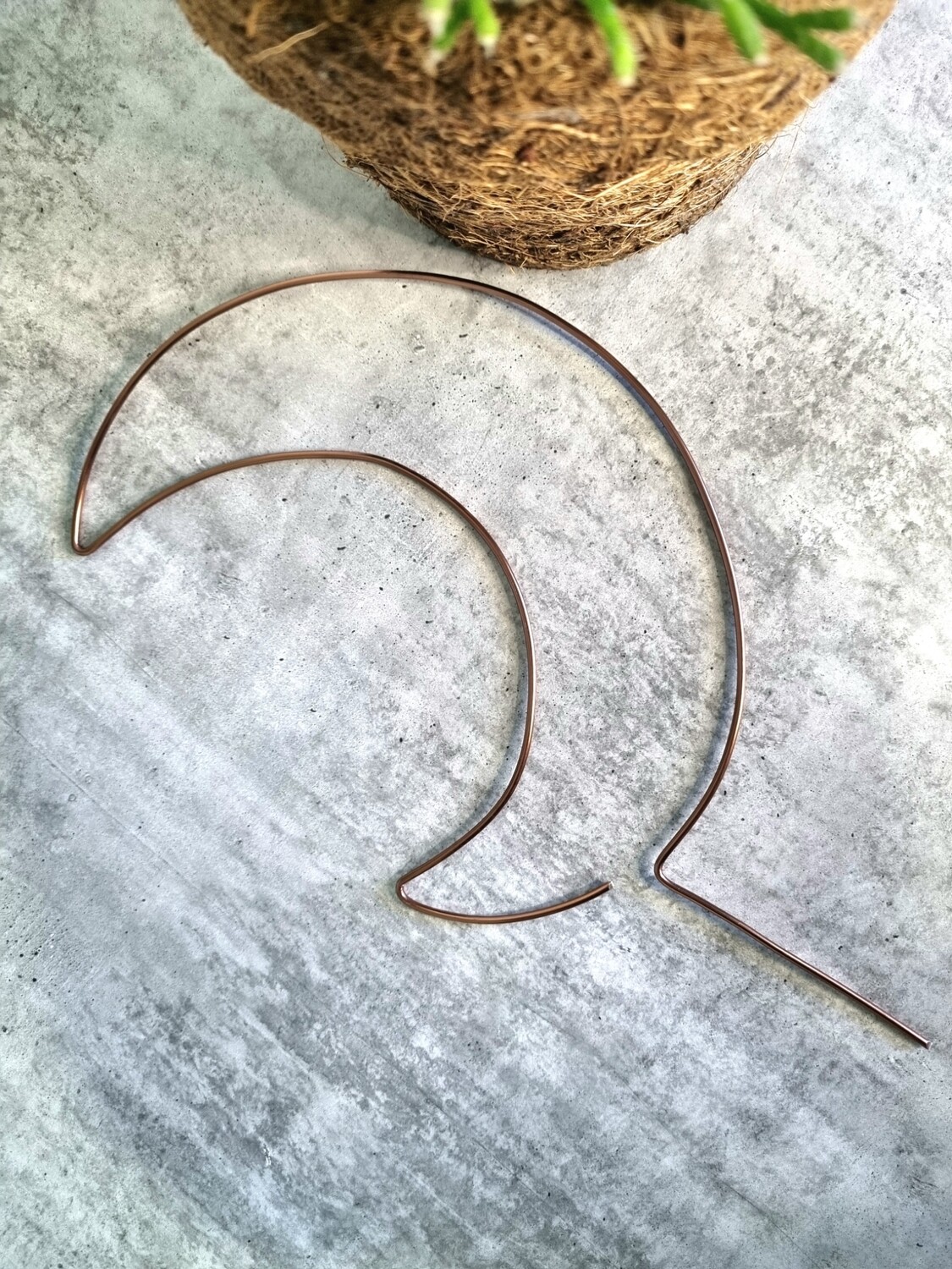 Mystic Moonbeam – Crescent Moon Plant Stake