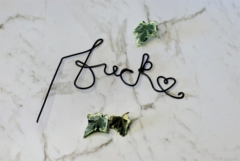 F#ck Around &amp; Sprout - Plant Stake