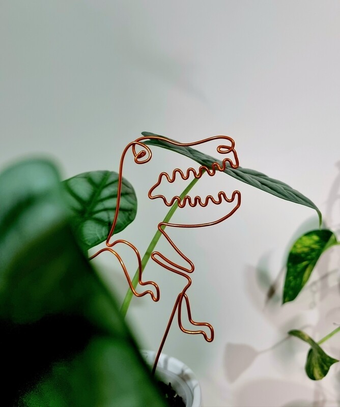Rex the Wrecker – Dinosaur Plant Stake