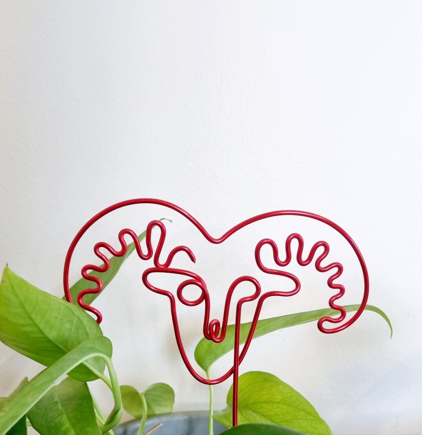 &quot;Bold, Bright &amp; Born to Thrive&quot; - Aries Zodiac Plant Stake