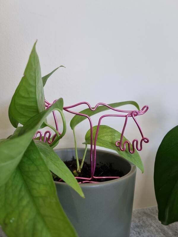 “Balanced &amp; Bougie” – Zodiac Plant Stake