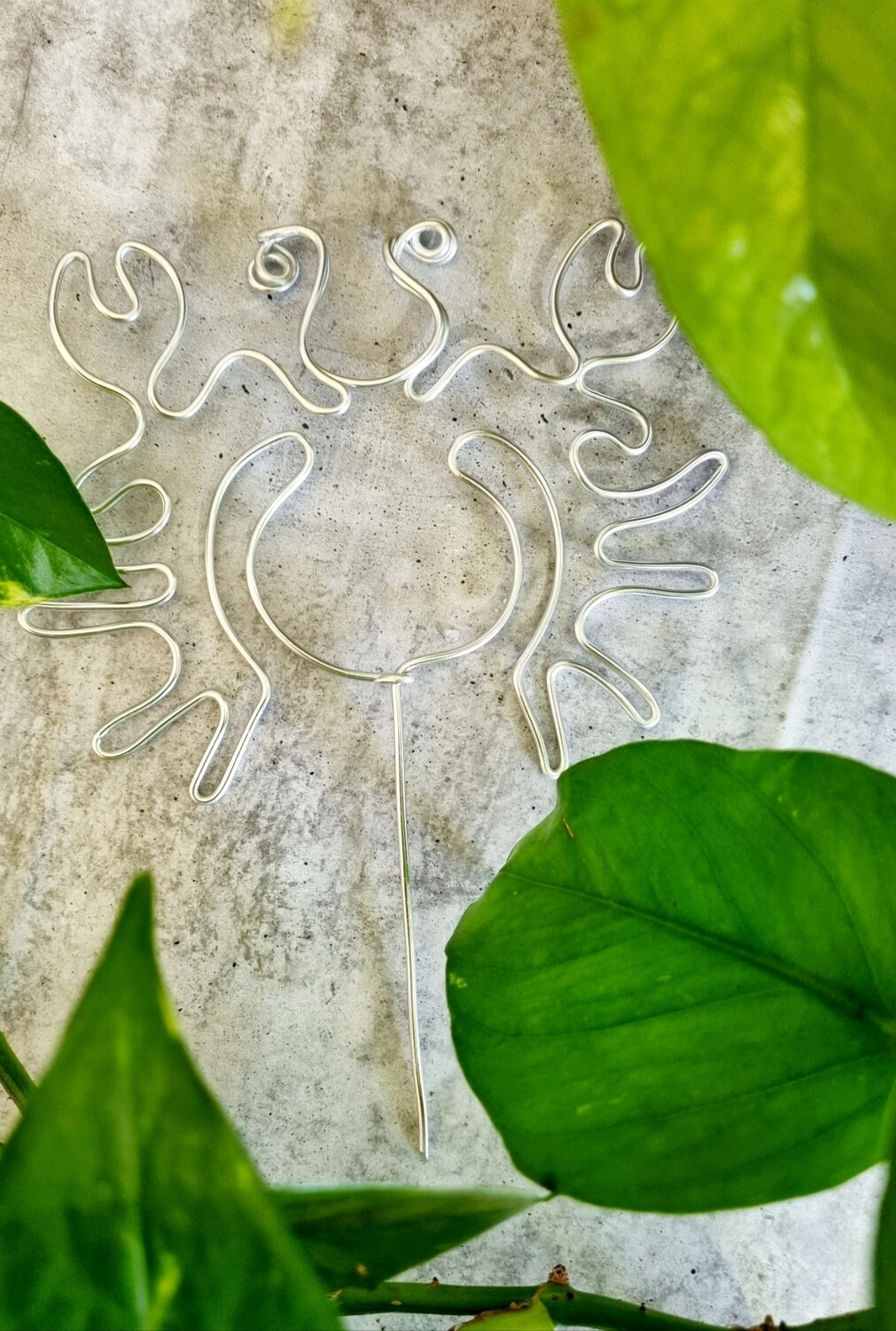 &quot;Rooted in Love&quot; – Zodiac Garden Stake (Cancer)