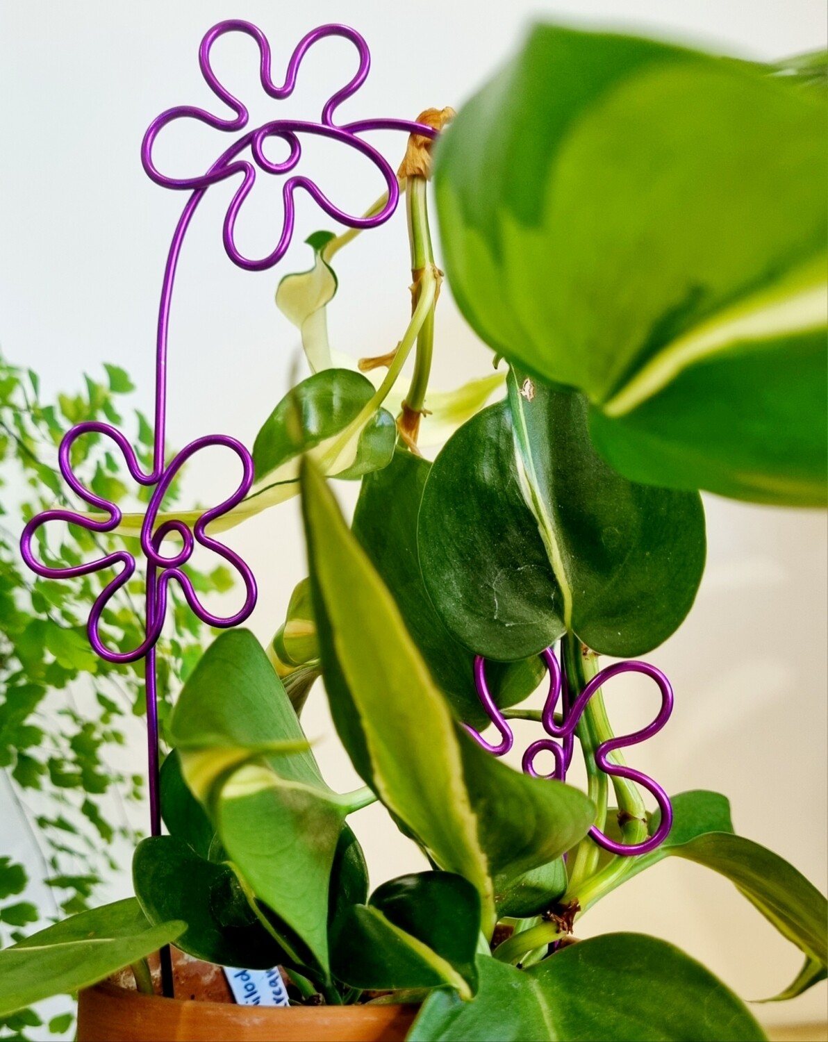 ✌️ That’s Groovy Trellis – Handmade Wire Plant Trellis
