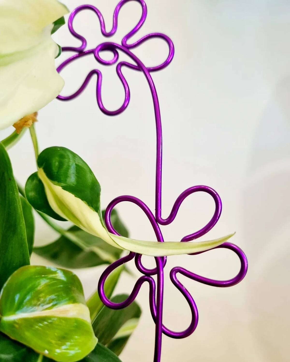 ✌️ That’s Groovy Trellis – Handmade Wire Plant Trellis