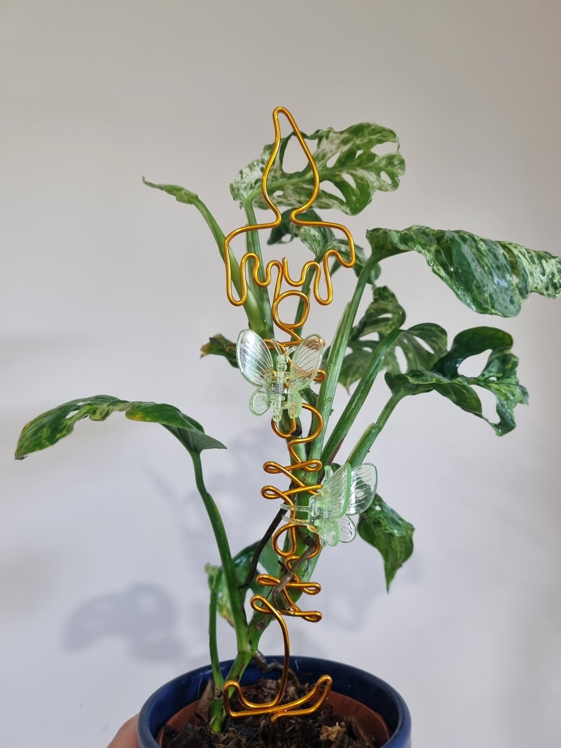 Christmas candle - plant stake
