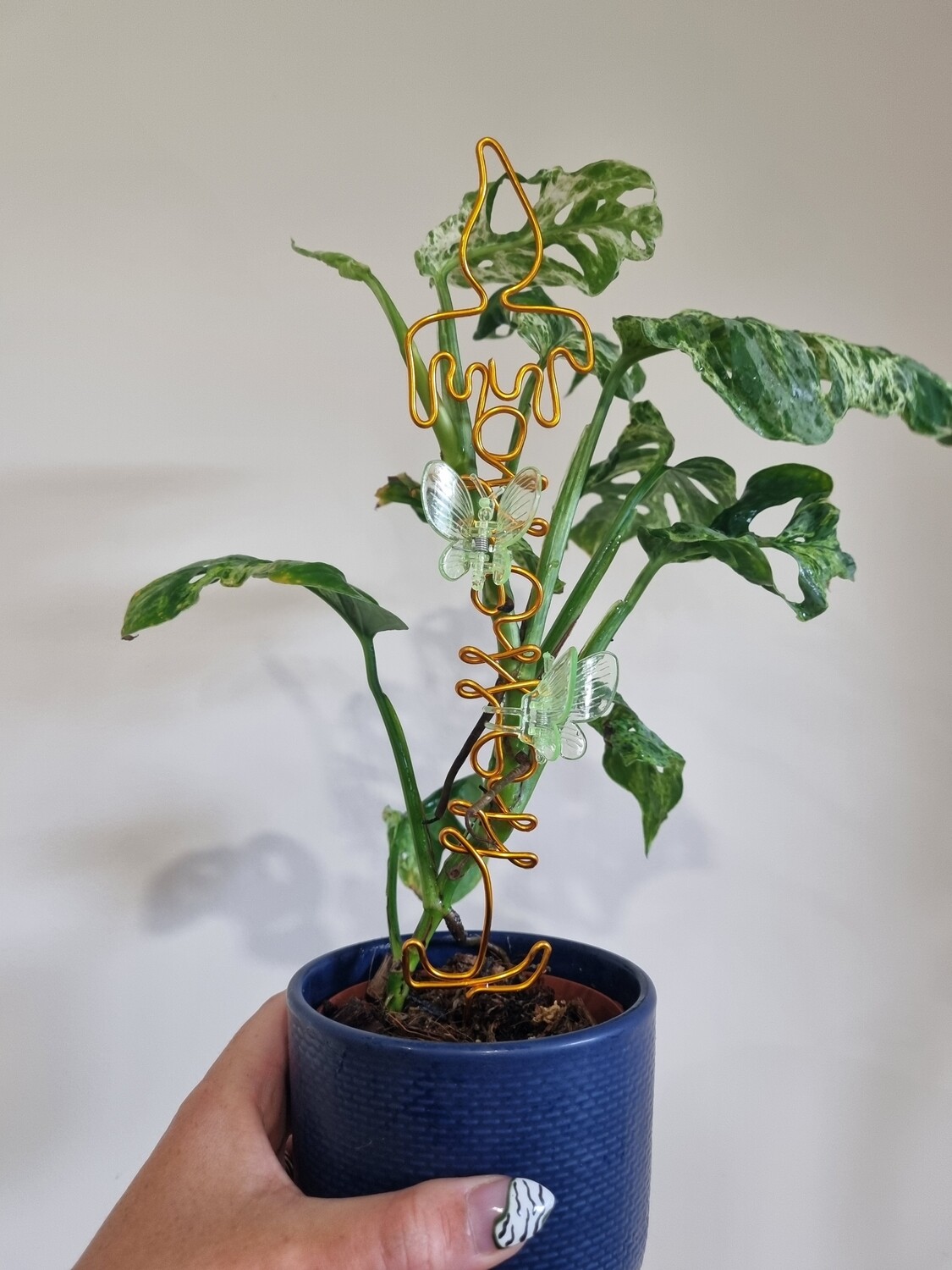 Christmas candle - plant stake