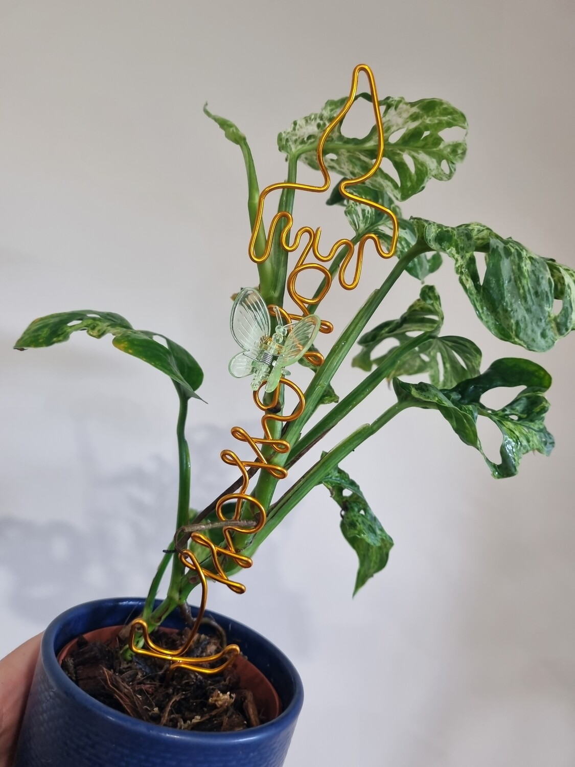 Christmas candle - plant stake