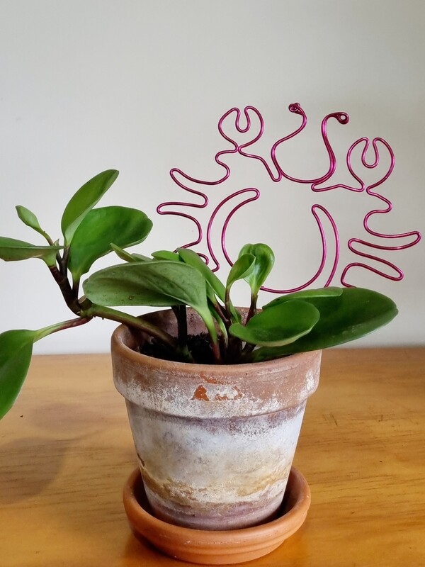&quot;Rooted in Love&quot; – Zodiac Garden Stake (Cancer)