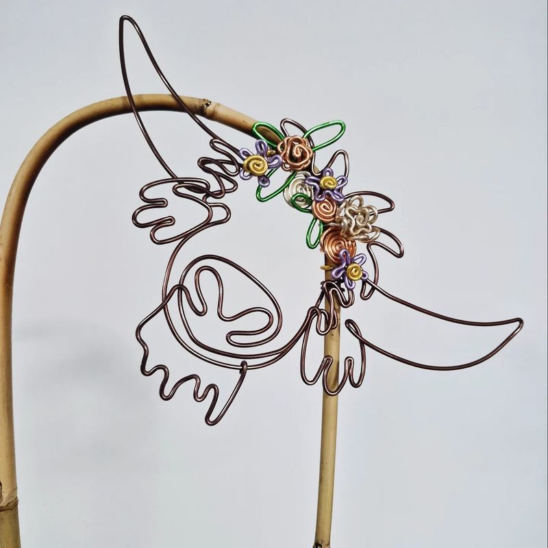 Bloom Bessie - Bamboo U-cane Trellis