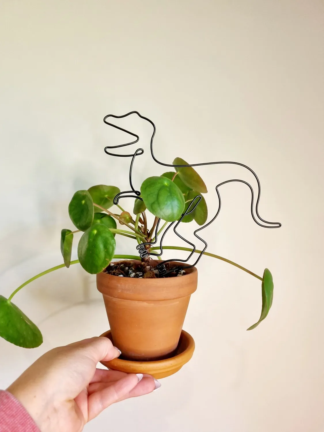 Have a RAW-some Day – Velociraptor Plant Stake
