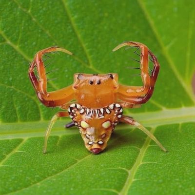 Meet the Triangular Spider: A Leafy Legend